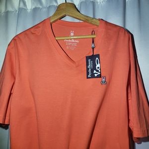 PSYCHO BUNNY men's V neck tee- NWT